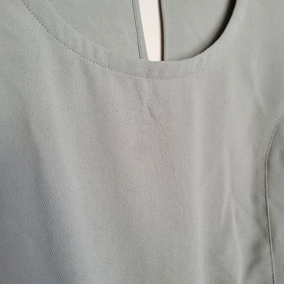 32⁰ Cool Twill Dress Sage Green T-Shirt Dress Pockets Casual Sporty Comfy Medium - Picture 7 of 15